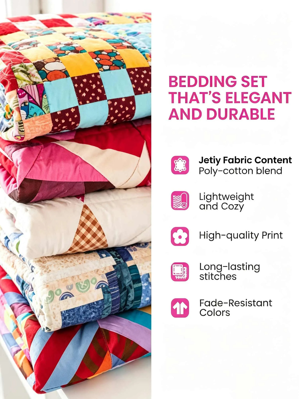 Country Garden Westie Puppy 3‐Piece Quilted Bedding Set