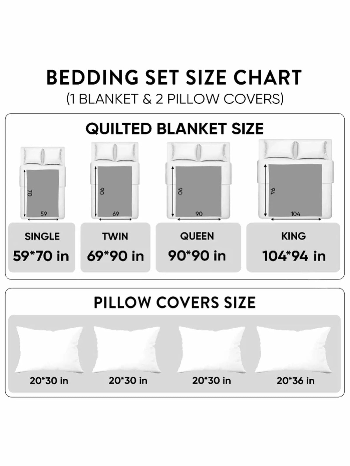 Winter Wonderland PinesQuilted Bedding Set