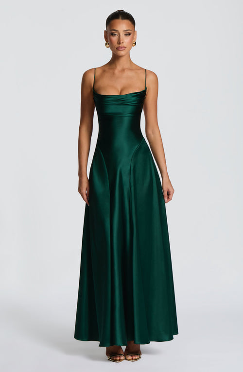 Adelina Maxi Dress - Emerald Dress XS Babyboo Fashion Premium Exclusive Design
