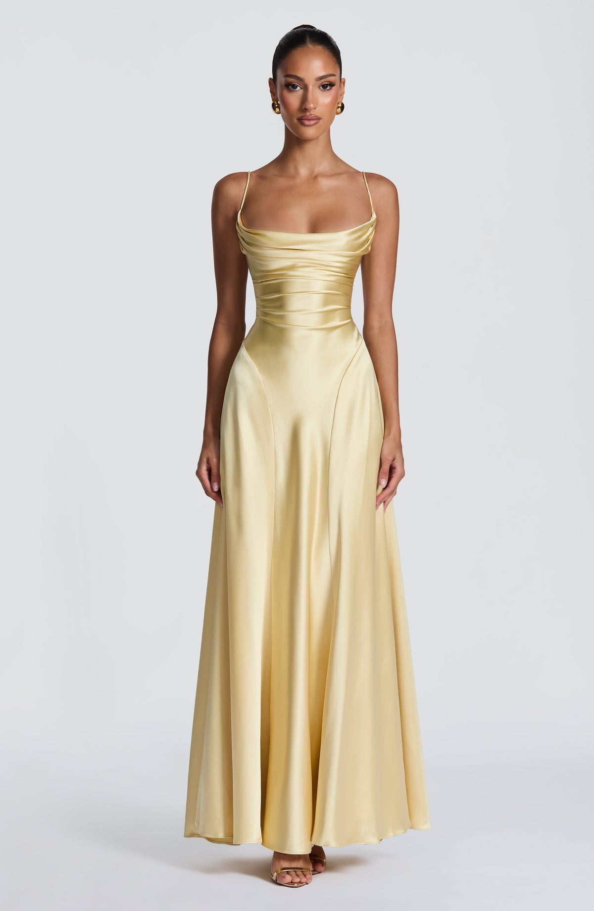 Adelina Maxi Dress - Lemon Dress XS Babyboo Fashion Premium Exclusive Design