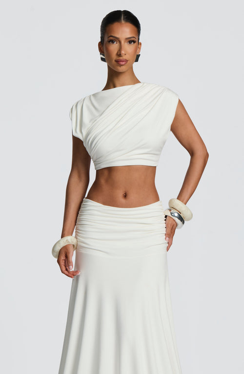 Amara Top - Ivory Tops Babyboo Fashion Premium Exclusive Design