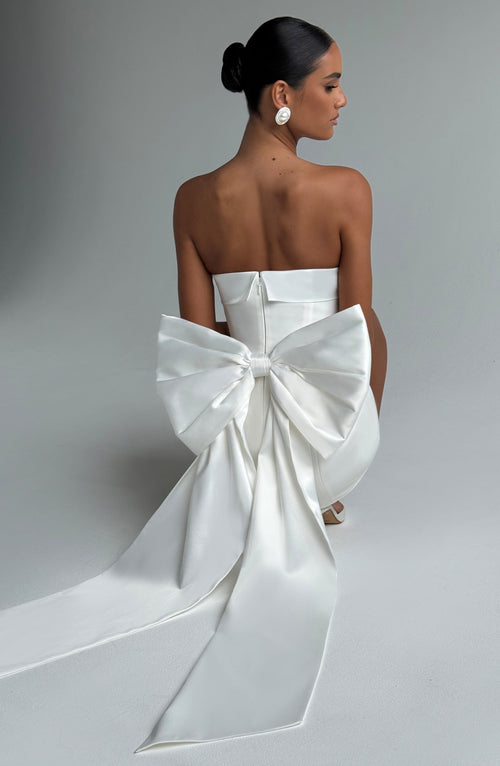 Barbara Mini Dress - Ivory Dress Babyboo Fashion Premium Exclusive Design