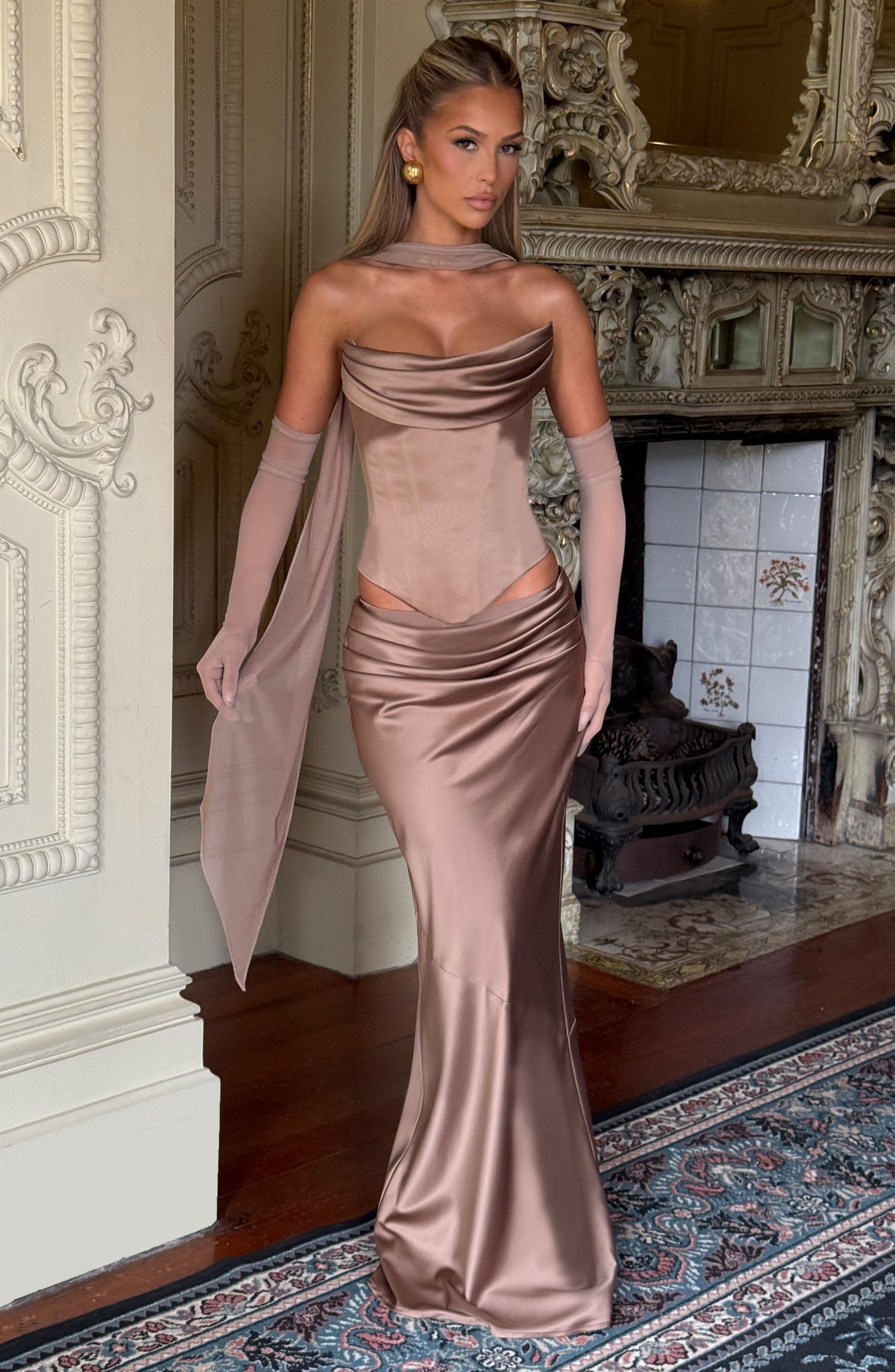 Bernadette Maxi Skirt - Hazel Skirt XS Babyboo Fashion Premium Exclusive Design