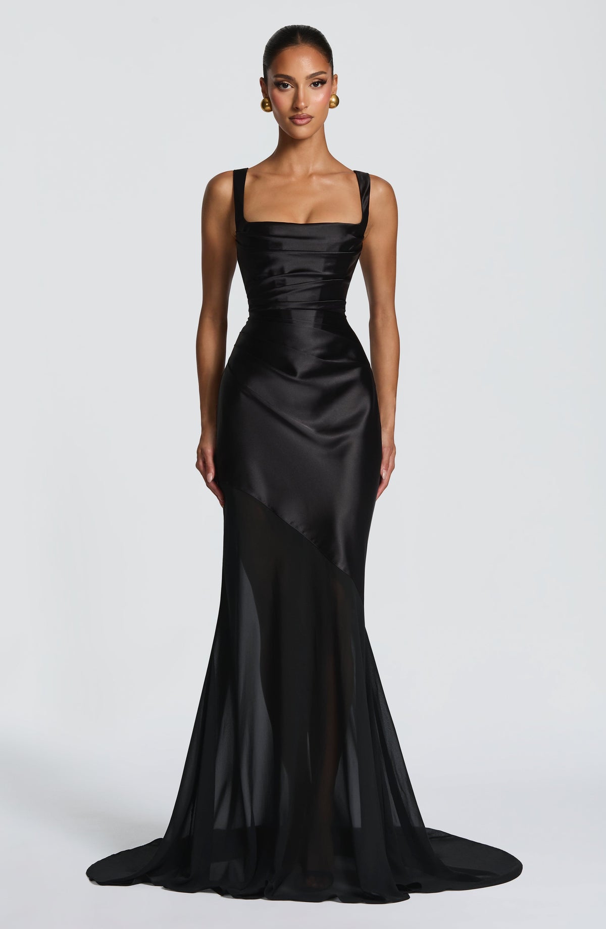 Eliza Gown - Black Dress XS Babyboo Fashion Premium Exclusive Design