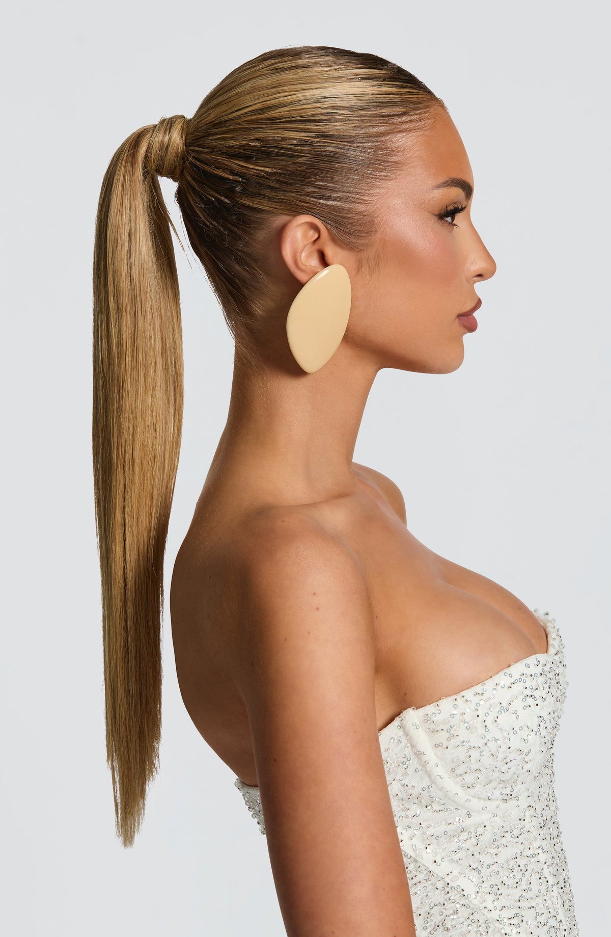 Elvera Earrings - Cream Accessories ONE SIZE Babyboo Fashion Premium Exclusive Design