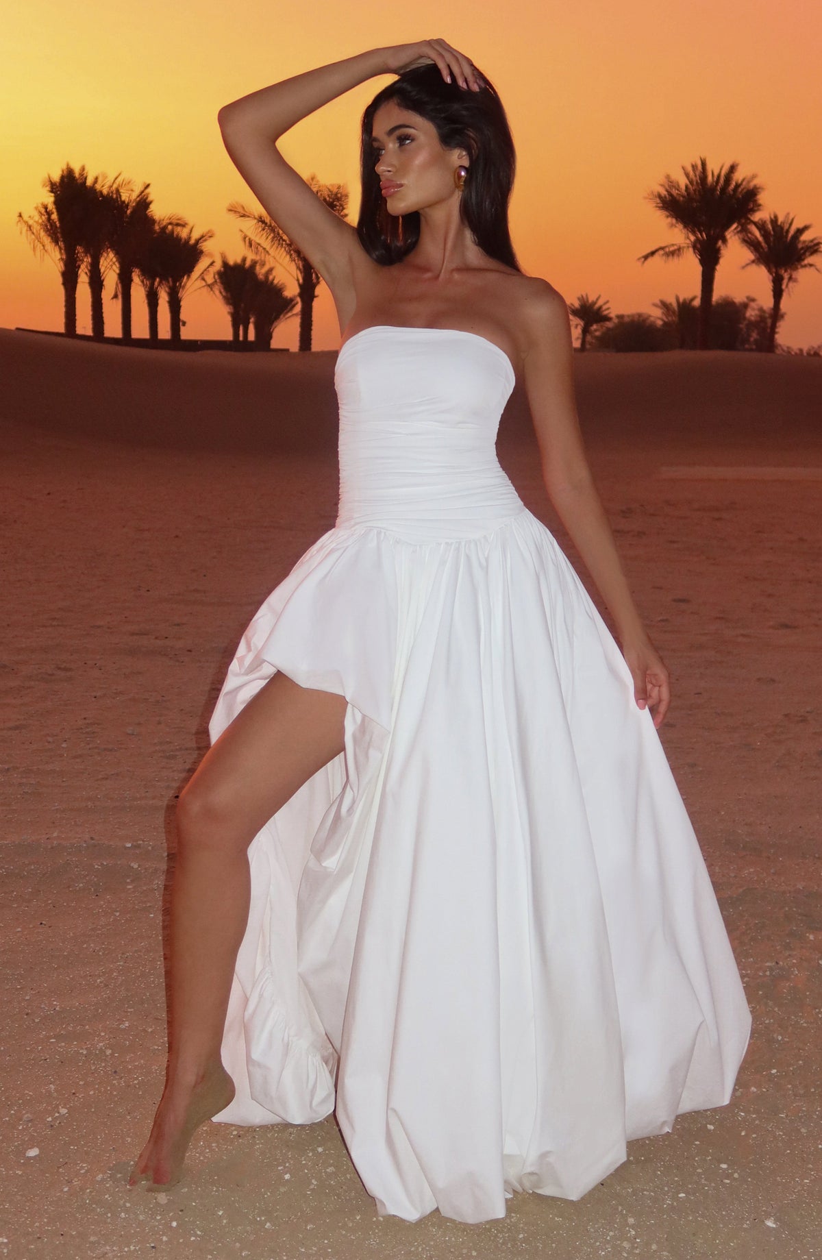 Jillian Maxi Dress - Ivory Dress Babyboo Fashion Premium Exclusive Design