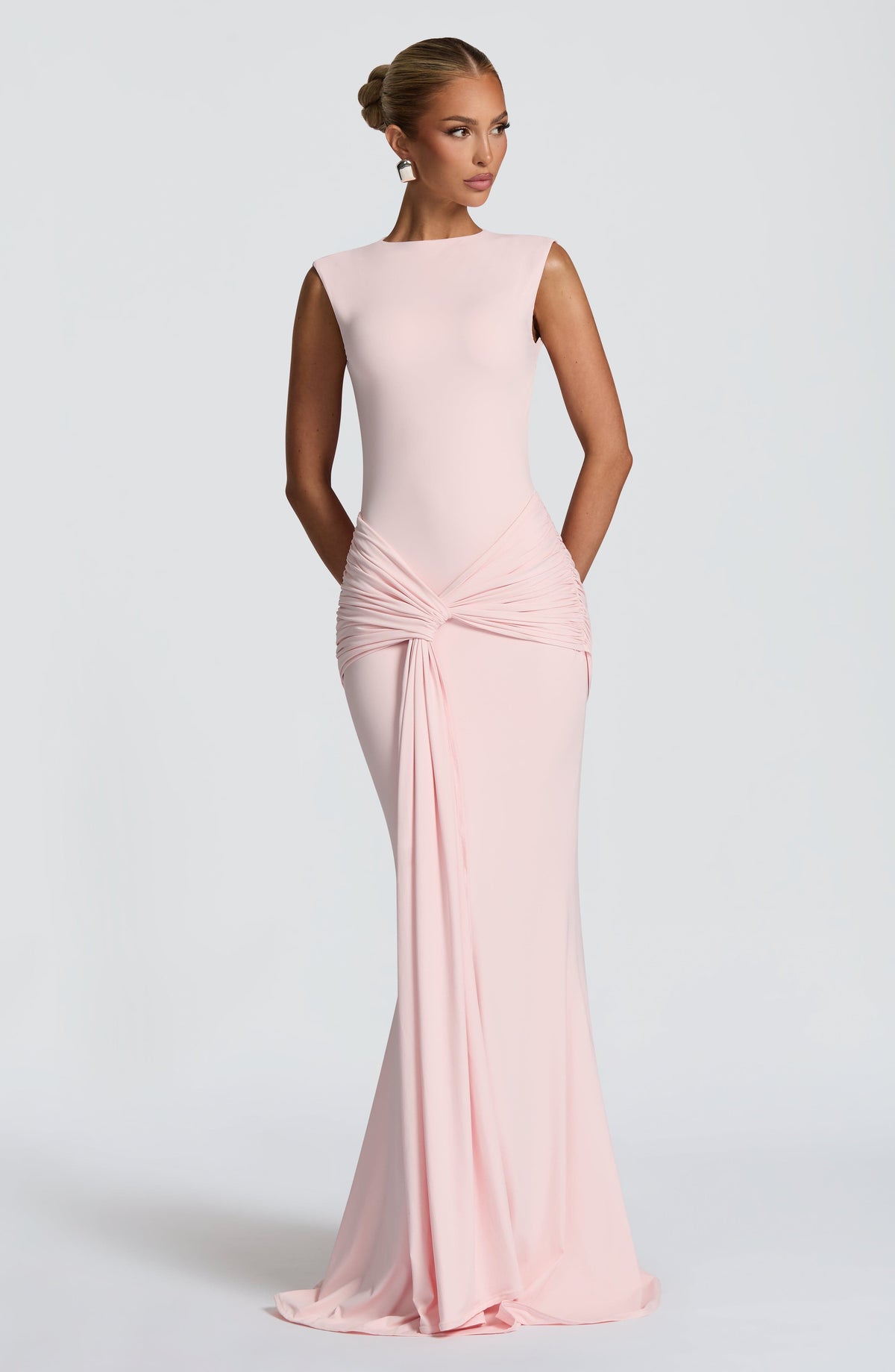 Lorenza Maxi Dress - Blush Dress Babyboo Fashion Premium Exclusive Design