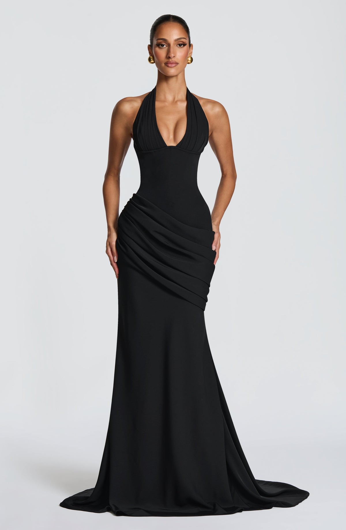 Nehemia Gown - Black Dress XS Babyboo Fashion Premium Exclusive Design