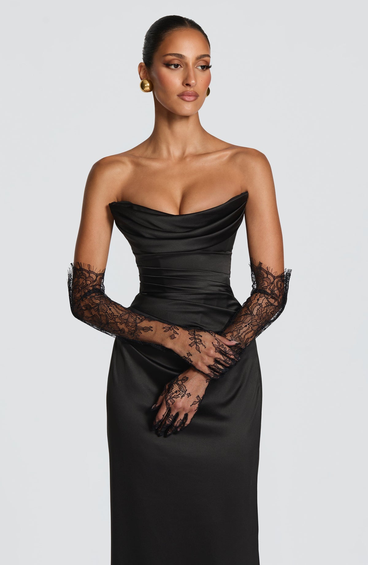 Nia Gloves - Black Accessories Babyboo Fashion Premium Exclusive Design