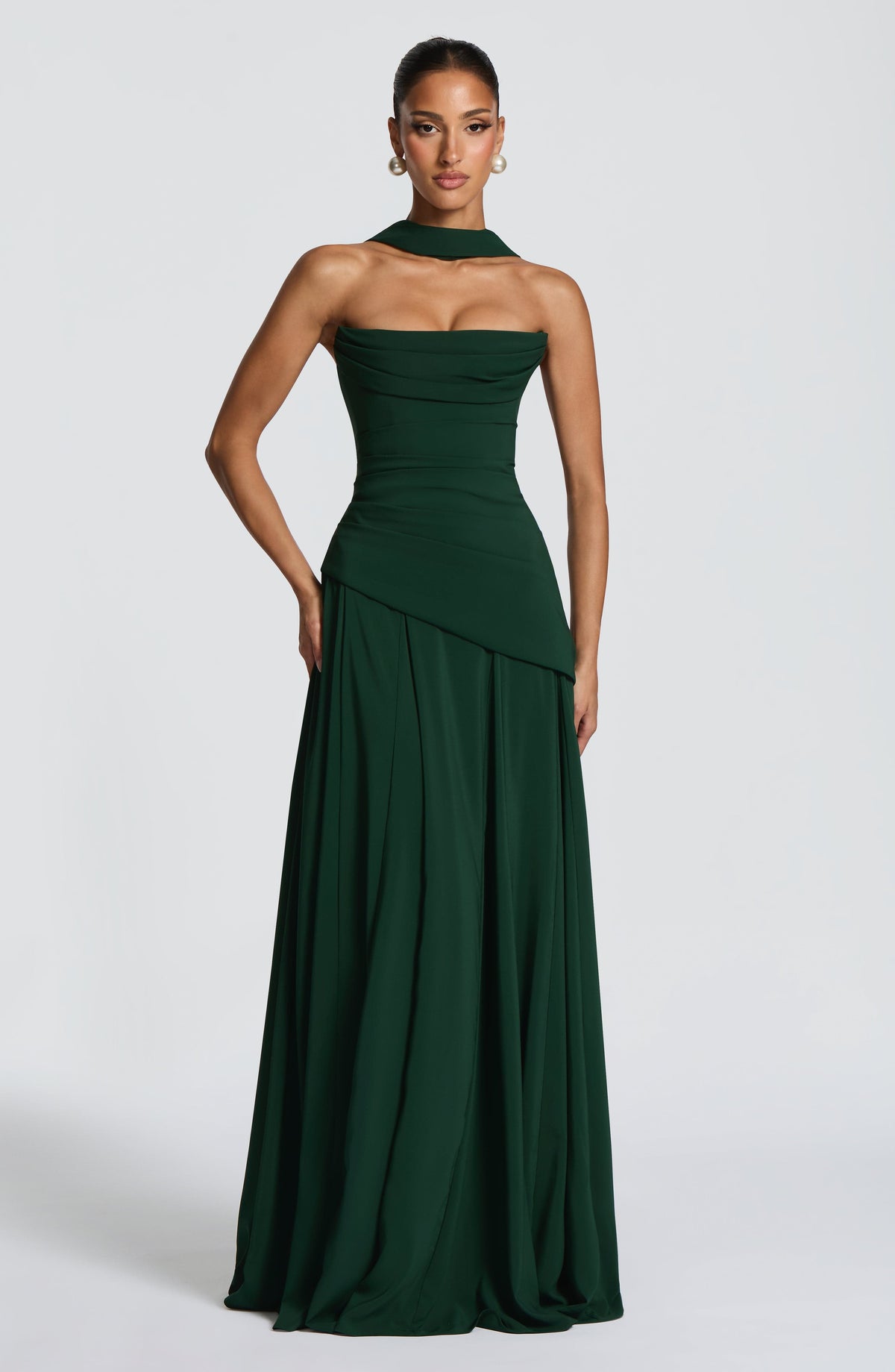 Patricia Maxi Dress - Emerald Dress XS Babyboo Fashion Premium Exclusive Design