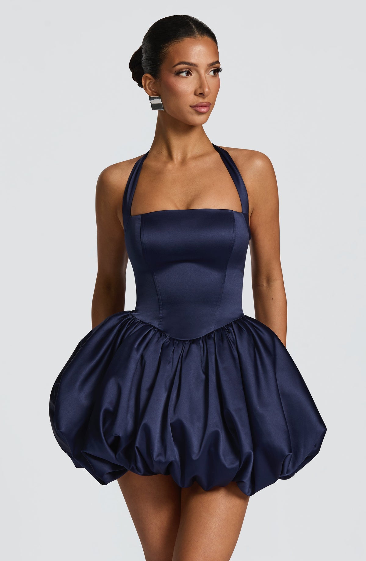 Prudence Mini Dress - Navy Dress Babyboo Fashion Premium Exclusive Design