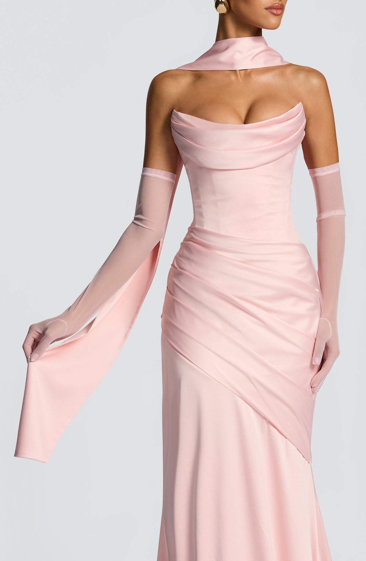 Sybil Scarf - Blush Accessories ONE SIZE Babyboo Fashion Premium Exclusive Design