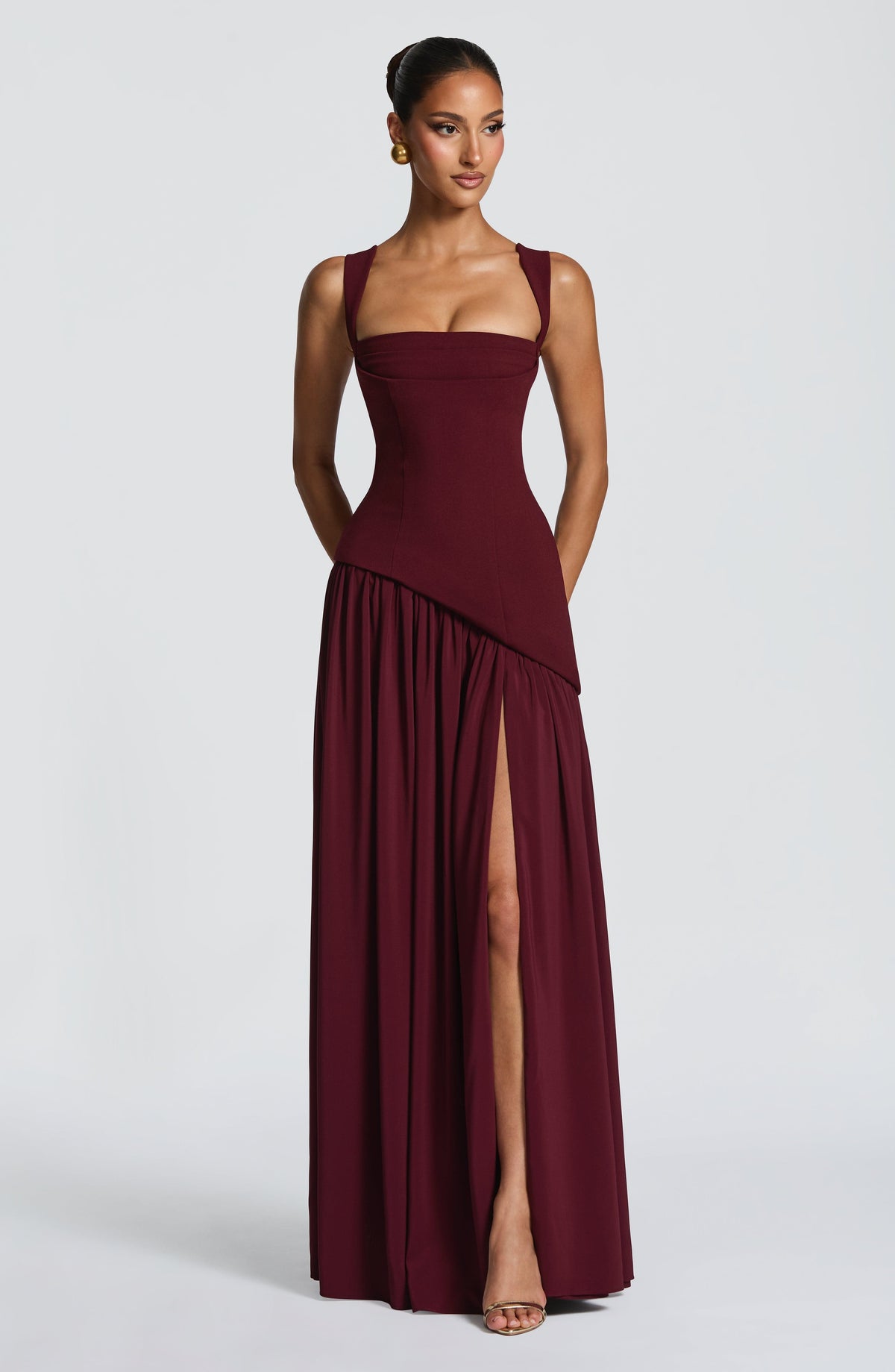 Tullulah Maxi Dress - Cherry Lacquer Dress XS Babyboo Fashion Premium Exclusive Design