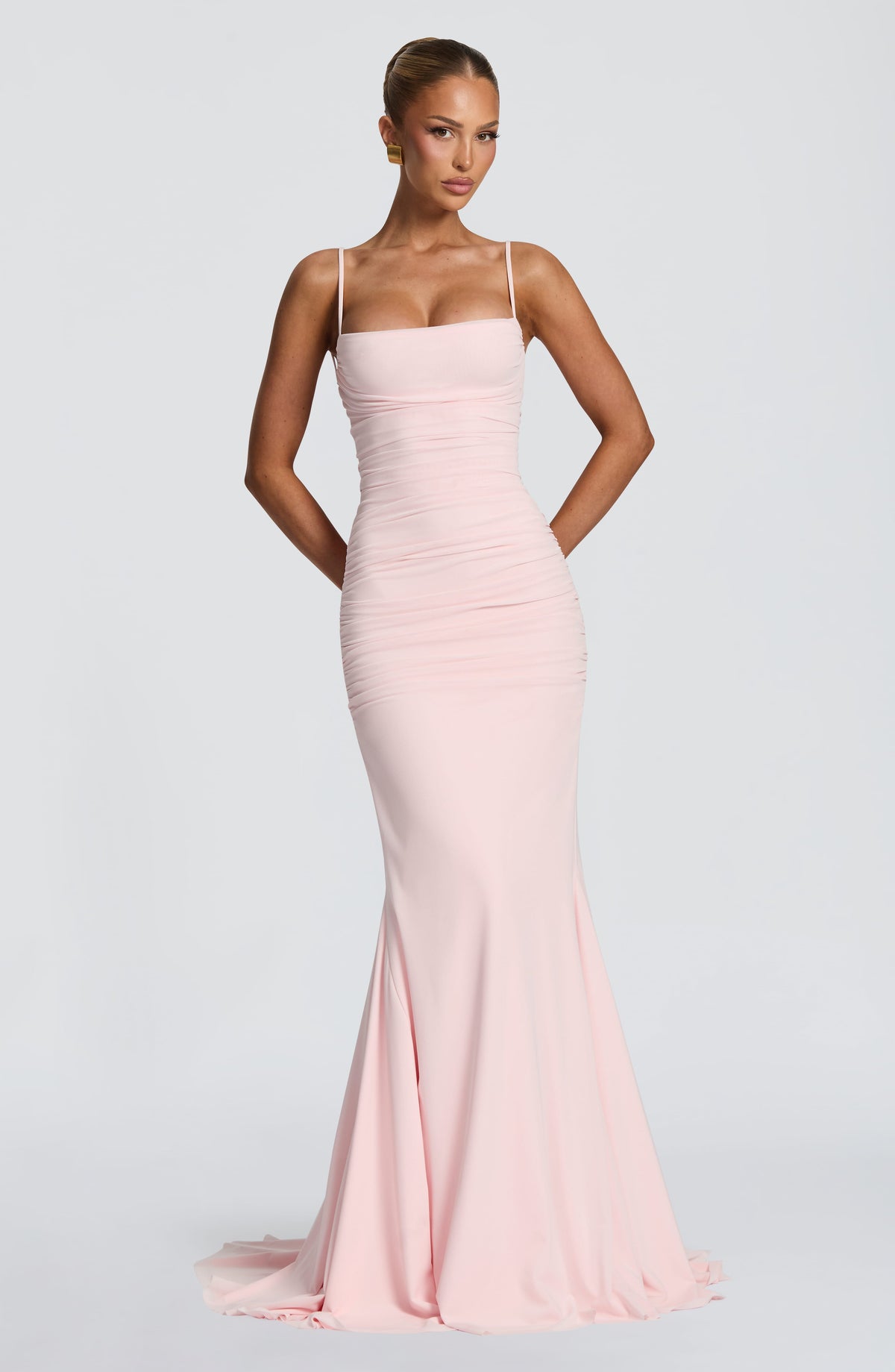 Zaria Gown - Blush Dress XS Babyboo Fashion Premium Exclusive Design